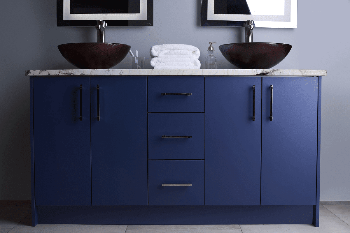 Milania Blue Modern Vanity