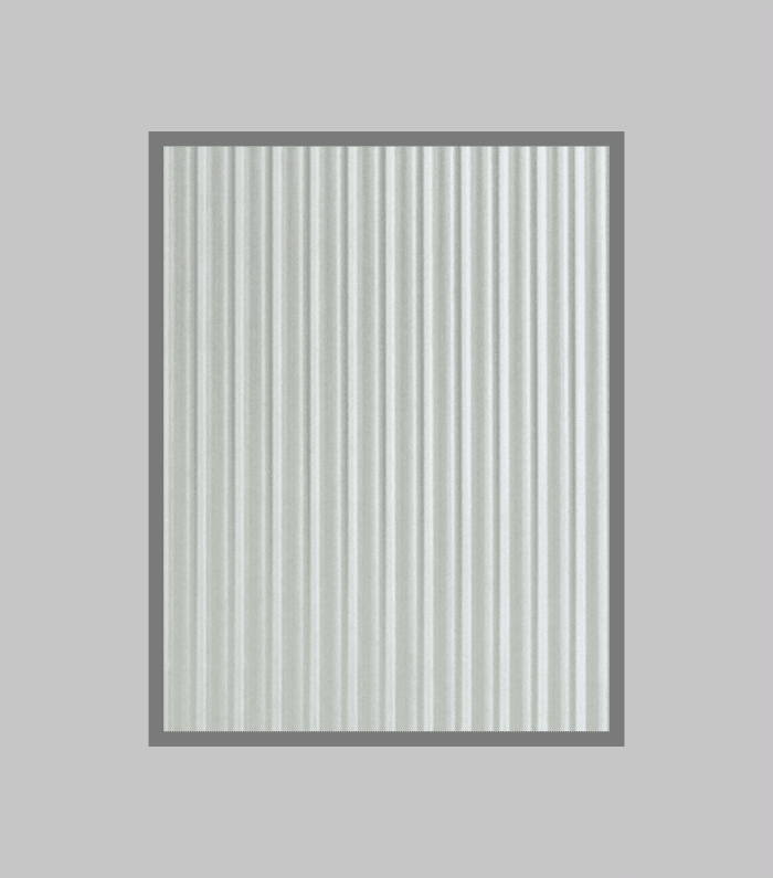 English reeded glass cabinet door sample