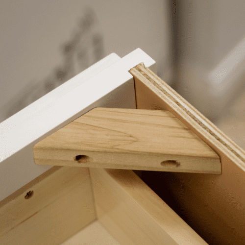 ProCraft Cabinetry - Box Construction - Wood Corner Blocks