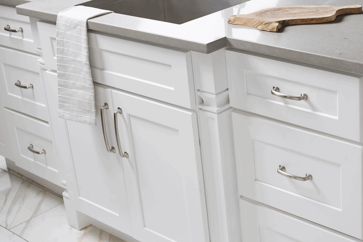 ProCraft Cabinetry Liberty Shaker White Island Cabinets